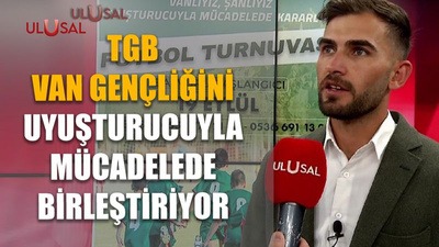 TGB Van gençliğini uyuşturucuyla mücadelede birleştiriyor